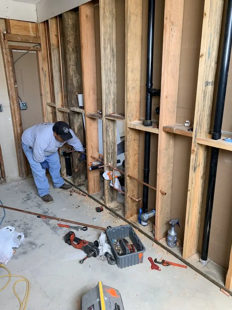 Commercial rough-in plumbing for Water Heater Replacement in Cocoa Beach